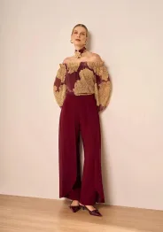 Pantalón Recto Alto